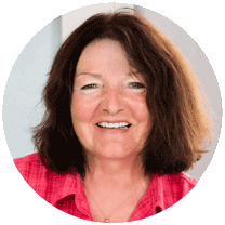 Woman sharing Lymph Tonic herbal wellness routine experience
